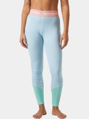 pantaloni de corp pt. femei Helly Hansen W Lifa Merino Midweight Pant albastru deschis 1