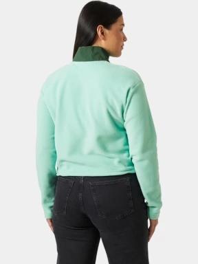 pulover polar pt. femei Helly Hansen W Daybreaker Cropped Fleece verde 3