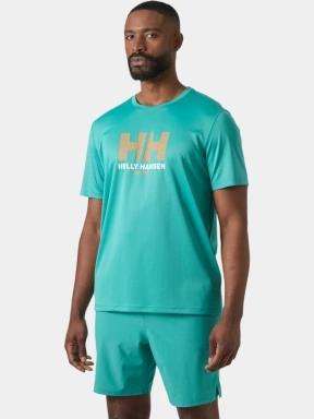 tricou pentru sport, cu maneci scurte pt. barbati Helly Hansen Hh Tech Graphic T-Shirt verde 1