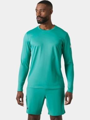tricou cu maneci lungi, pentru sport pt. barbati Helly Hansen Hh Tech Crew Ls verde 1
