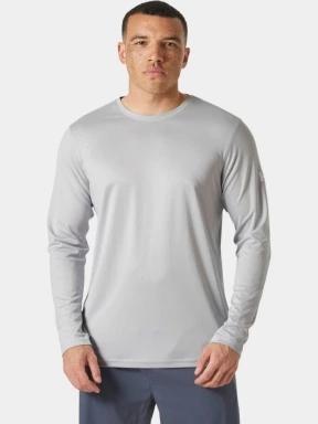 tricou cu maneci lungi, pentru sport pt. barbati Helly Hansen Hh Tech Crew Ls gri 1
