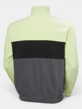 pulover polar pt. barbati Helly Hansen Daybreaker Hugg Snap Fleece verde deschis 3