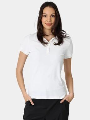 tricou cu guler pt. femei Helly Hansen W Crewline Polo alb 1