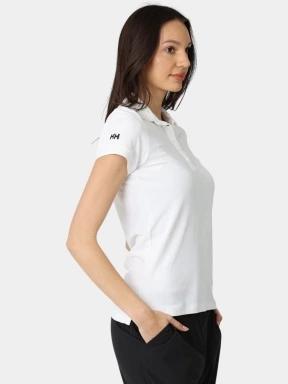tricou cu guler pt. femei Helly Hansen W Crewline Polo alb 3
