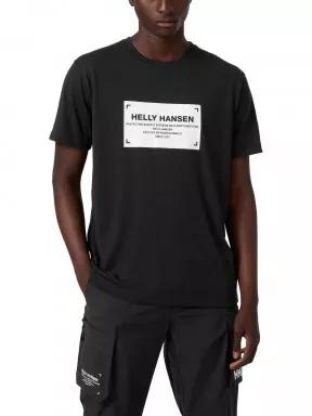 tricou cu maneci scurte pt. barbati Helly Hansen Move T-Shirt negru 1