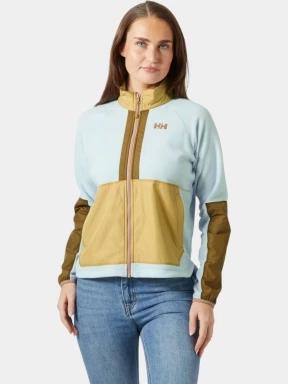 pulover polar pt. femei Helly Hansen W Rig Fleece Jacket albastru deschis 1