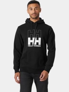 pulover cu gluga pt. barbati Helly Hansen Core Graphic Hoodie negru 1