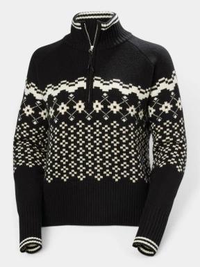pulover tricotat pt. femei Helly Hansen W Apr?S Knit Sweater negru 1