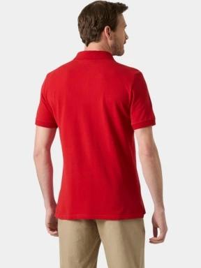 tricou cu guler pt. barbati Helly Hansen Messina Graphic Fitted Polo rosu 3