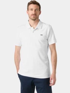 tricou cu guler pt. barbati Helly Hansen Hudson Polo alb 1