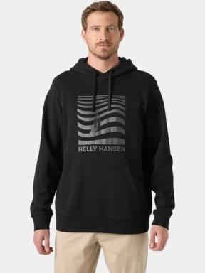 pulover cu gluga pt. barbati Helly Hansen Shoreline Hoodie negru 1