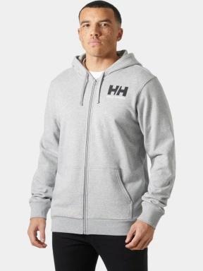 pulover cu gluga pt. barbati Helly Hansen Hh Logo Fz Hoodie gri 1