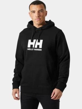 pulover cu gluga pt. barbati Helly Hansen Hh Logo Hoodie negru 1