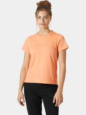 tricou cu maneci scurte pt. femei Helly Hansen W Core T-Shirt 2.0 portocaliu 1