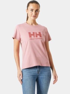 tricou cu maneci scurte pt. femei Helly Hansen W Hh Logo T-Shirt 3.0 roz 1