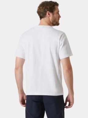 tricou cu maneci scurte pt. barbati Helly Hansen Hh Logo T-Shirt 3.0 alb 3