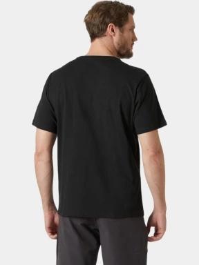 tricou cu maneci scurte pt. barbati Helly Hansen Hh Logo T-Shirt 3.0 negru 3