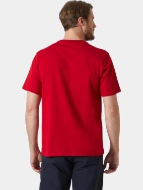 tricou cu maneci scurte pt. barbati Helly Hansen Hh Logo T-Shirt 3.0 rosu 3