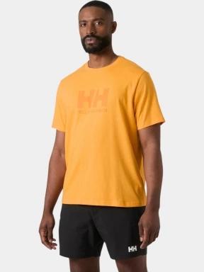 tricou cu maneci scurte pt. barbati Helly Hansen Hh Logo T-Shirt 3.0 portocaliu 1