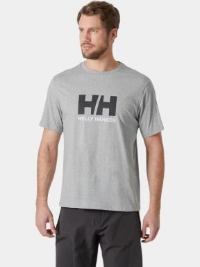 tricou cu maneci scurte pt. barbati Helly Hansen Hh Logo T-Shirt 3.0 gri 1