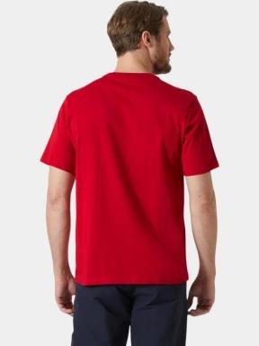 tricou cu maneci scurte pt. barbati Helly Hansen Hh Logo T-Shirt 3.0 rosu 3