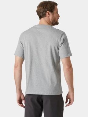 tricou cu maneci scurte pt. barbati Helly Hansen Hh Logo T-Shirt 3.0 gri 3