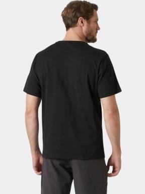 tricou cu maneci scurte pt. barbati Helly Hansen Hh Logo T-Shirt 3.0 negru 3