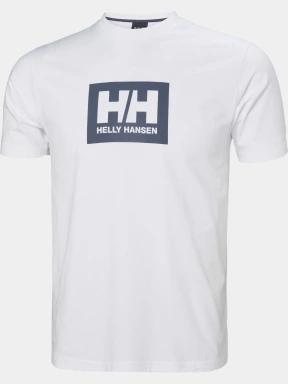 tricou cu maneci scurte pt. barbati Helly Hansen Hh Box T 2.0 alb 1