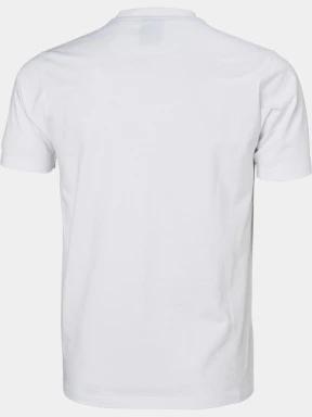 tricou cu maneci scurte pt. barbati Helly Hansen Hh Box T 2.0 alb 3
