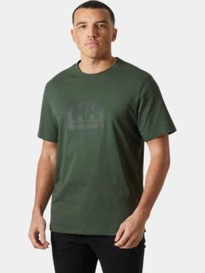 tricou cu maneci scurte pt. barbati Helly Hansen Hh Box T 2.0 verde 1