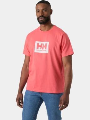 tricou cu maneci scurte pt. barbati Helly Hansen Hh Box T 2.0 roz 1