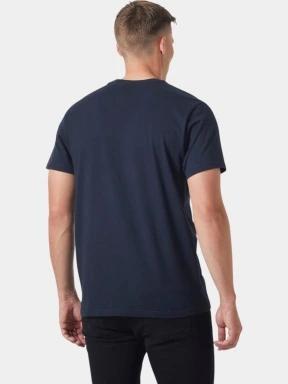 tricou cu maneci scurte pt. barbati Helly Hansen Hh Box T 2.0 albastru inchis 3