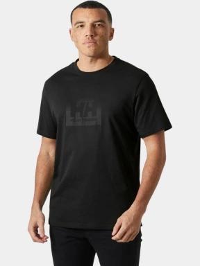 tricou cu maneci scurte pt. barbati Helly Hansen Hh Box T 2.0 negru 1