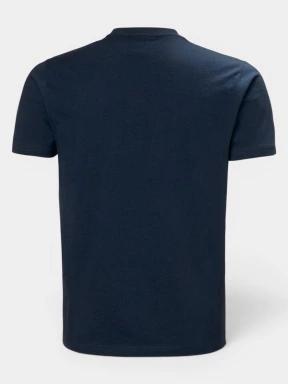 tricou cu maneci scurte pt. barbati Helly Hansen Hh Box T 2.0 albastru inchis 3