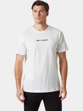 tricou cu maneci scurte pt. barbati Helly Hansen Core T-Shirt 2.0 alb 1