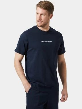 tricou cu maneci scurte pt. barbati Helly Hansen Core T-Shirt 2.0 albastru inchis 1