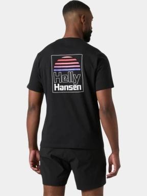 tricou cu maneci scurte pt. barbati Helly Hansen Core Graphic T 2.0 negru 3