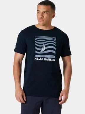 tricou cu maneci scurte pt. barbati Helly Hansen Shoreline T-Shirt 3.0 albastru inchis 1