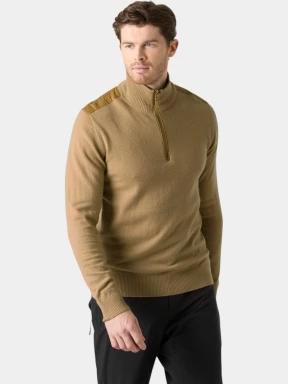 pulover tricotat pt. barbati Helly Hansen Afton Knitted 1/2 Zip maro 1