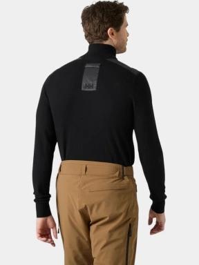 pulover tricotat pt. barbati Helly Hansen Afton Knitted 1/2 Zip negru 3