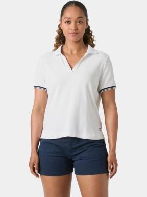tricou cu guler pt. femei Helly Hansen W Portofino Polo alb 1