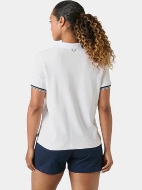 tricou cu guler pt. femei Helly Hansen W Portofino Polo alb 3