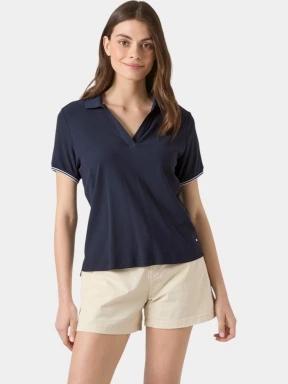 tricou cu guler pt. femei Helly Hansen W Portofino Polo albastru inchis 1
