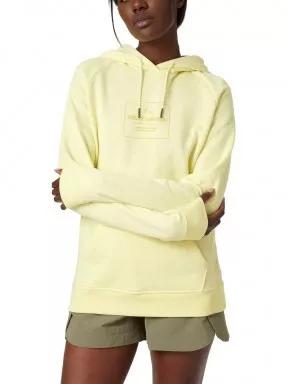 pulover cu gluga pt. femei Helly Hansen W F2F Organic Cotton Hoodie galben 1