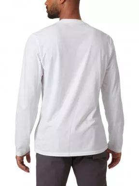 tricou cu maneci lungi pt. barbati Helly Hansen Nord Graphic Longsleeve T-Shir alb 3