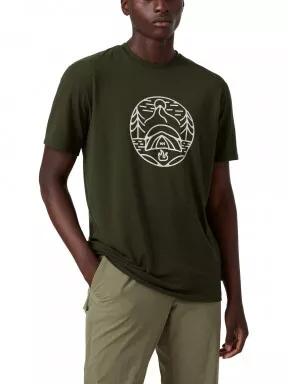 tricou cu maneci scurte pt. barbati Helly Hansen Skog Recycled Graphic T-Shirt verde 1