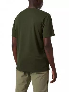 tricou cu maneci scurte pt. barbati Helly Hansen Skog Recycled Graphic T-Shirt verde 3