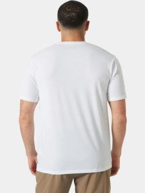 tricou cu maneci scurte pt. barbati Helly Hansen Skog Graphic T-Shirt alb 3