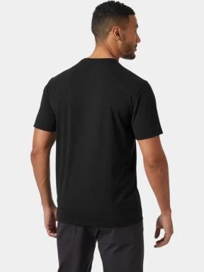 tricou cu maneci scurte pt. barbati Helly Hansen Skog Graphic T-Shirt negru 3