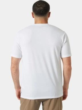 tricou cu maneci scurte pt. barbati Helly Hansen Skog Graphic T-Shirt alb 3